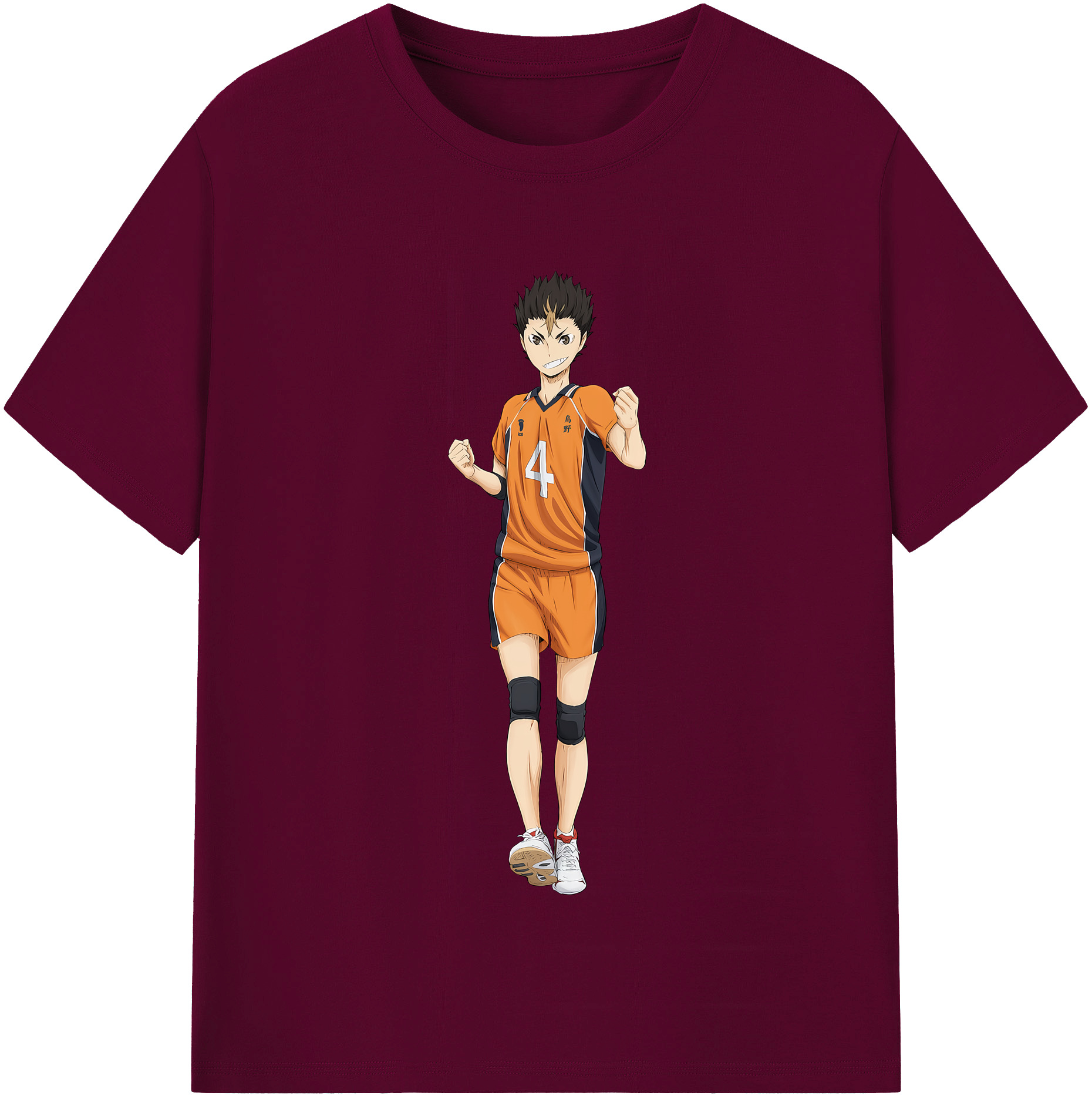 （画像用） ハイキュー!! Haikyu!! レディースカジュアルプリントTシャツ（綿100％）